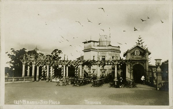 São Paulo - Av. Paulista (J) - Trianon - Postal Antigo Original, Não Circulado