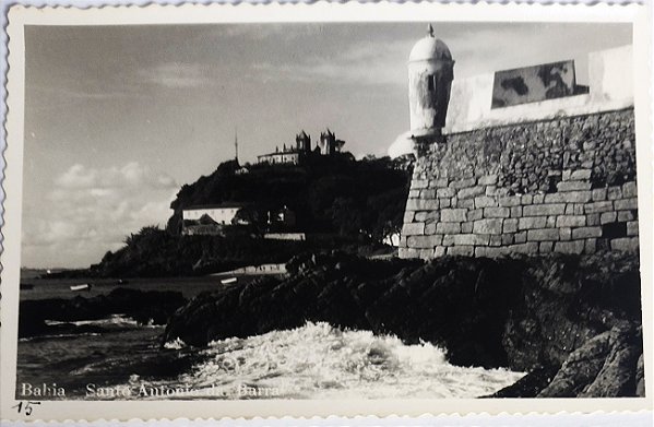 Bahia  - Santo Antonio da Barra - Cartão Postal Antigo Original - Não Circulado
