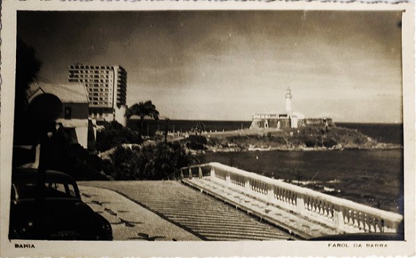 Bahia  - Salvador - Farol da Barra - Cartão Postal Antigo Original - Não Circulado