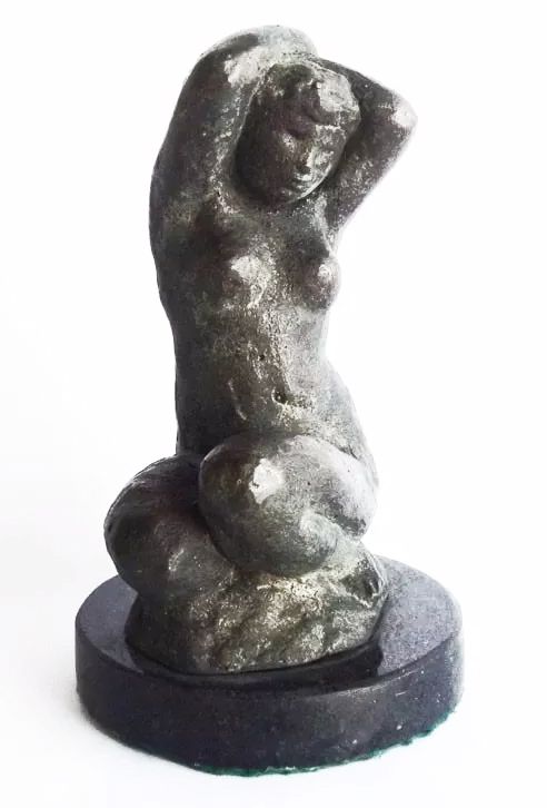 José Pedrosa - Escultura Em Bronze, Figurativo Feminino, Assinada