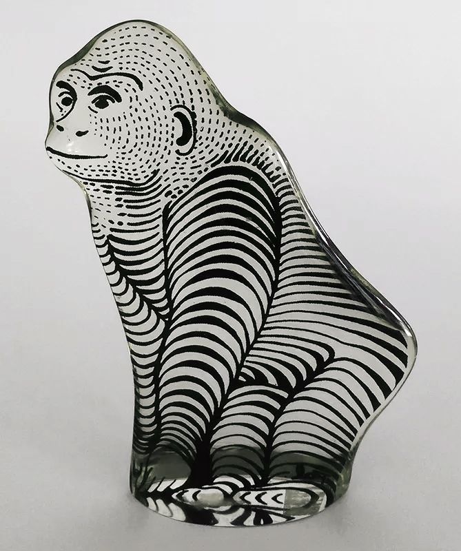 Palatnik - Escultura Cinética, Assinada - Figura de Macaco