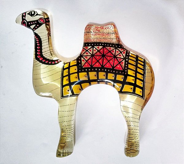 Palatnik - Escultura Cinética em  Acrílico, Figura Camelo Amarelo