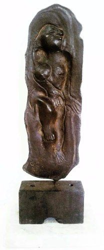 G. Carreira - Escultura Em Bronze Assinada 1977