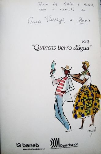 Carybé - Livro e Pintura Original Assinada,  Balé Quincas Berro D'água