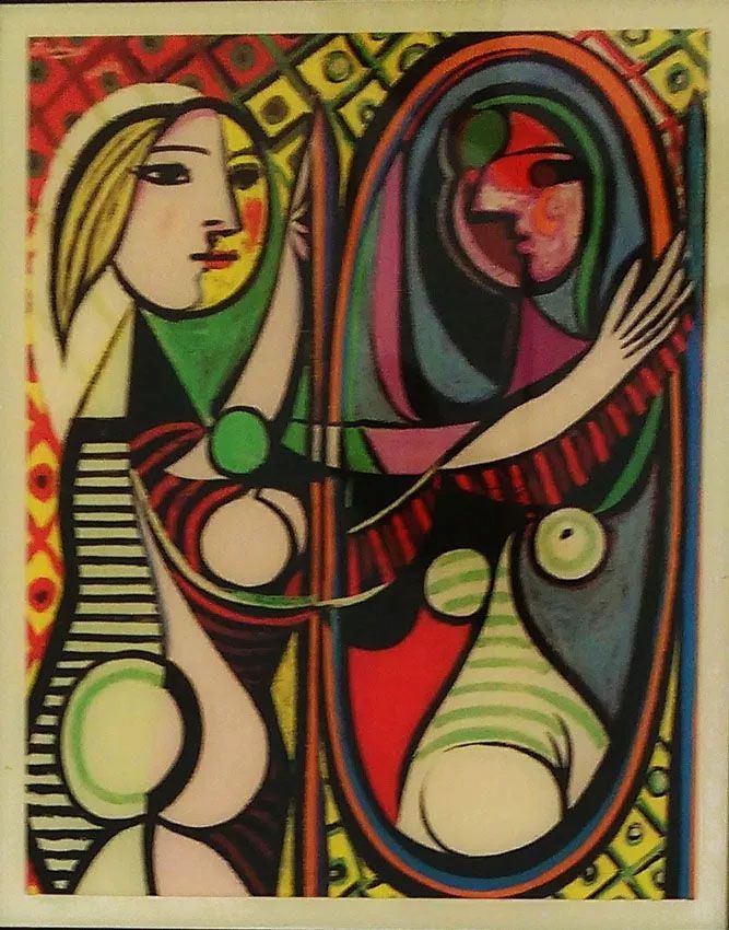 Pablo Picasso - Azulejo Girl Before A Mirror - Guggenheim