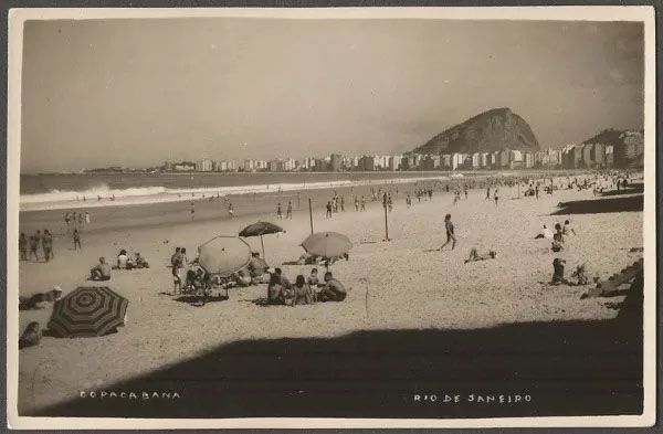 Rio De Janeiro - Copacabana - Fotografia Antiga, Cartão Postal Original