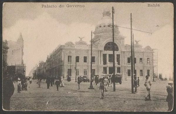 Bahia - Palácio Do Governo - Cartão Postal Antigo Original, Tipográfico