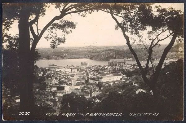 Espírito Santo, Vitória, Panorama Oriental - Cartão Postal Antigo, Fotografia Original