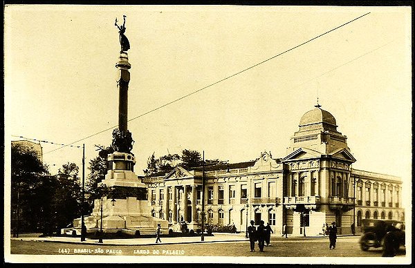 São Paulo - Cartão Postal Antigo Original - Largo Do Palácio