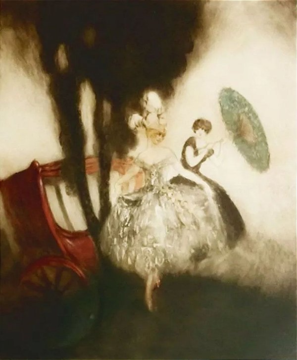 Louis Icart, Renomado Gravador Francês - Arte em Gravura Original, Assinada