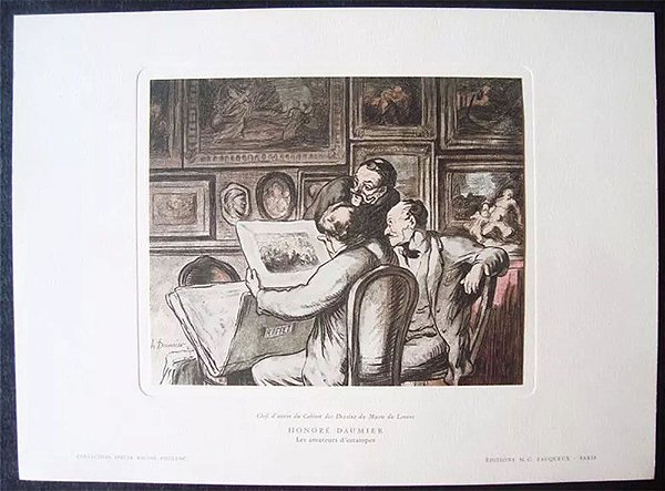 Quadro, Arte em Estampa Off-set Honoré Daumier - Collection Rhone-Poulec