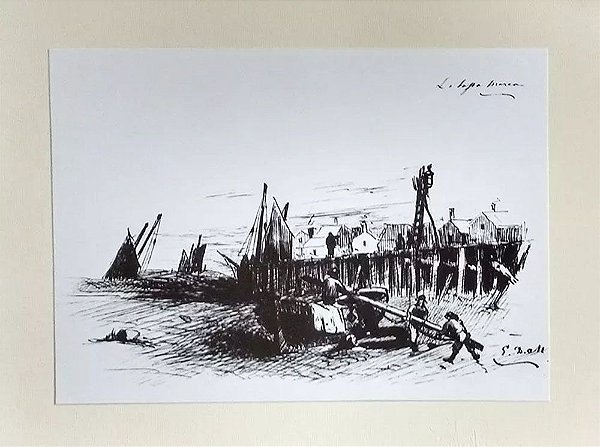 Eduardo de Martino - Portfólio 18 Estampas de Desenhos, Temática Marinha / Navegação, 1988