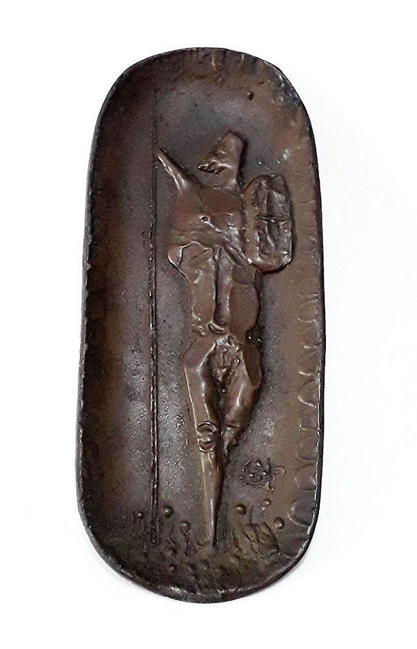 Stockinger, Francisco - Escultura em Bronze, Porta Cartão, Monogramada ST