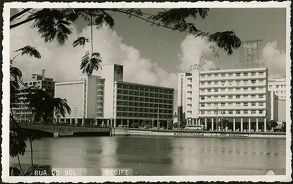 Recife - Pernambuco - Rua Do Sol, Cartão Postal Antigo Original