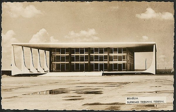 Brasília - Prédio do Supremo Tribunal Federal - Cartão Postal Fotográfico Antigo Original