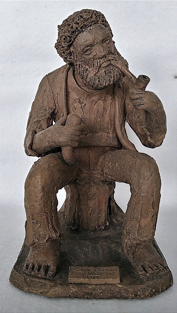 Zé do Carmo - Escultura de Barro, Preto Velho III