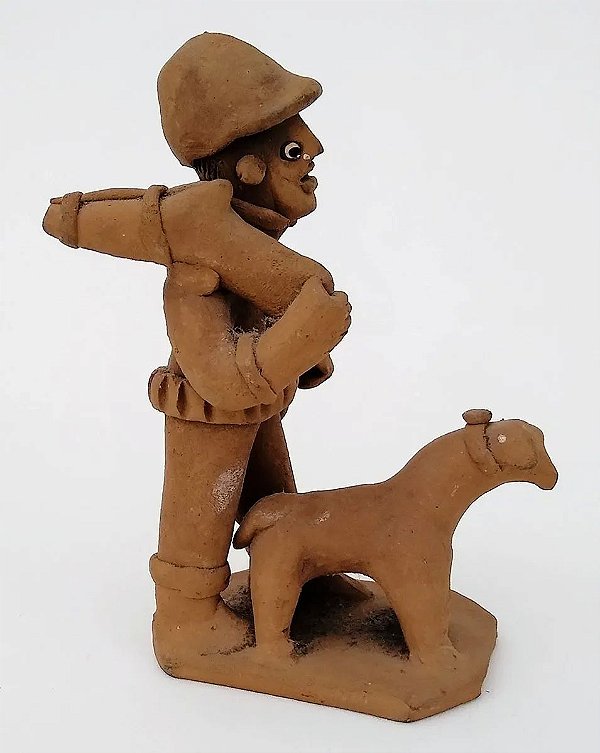 Caetana, de Caruaru - Escultura de Barro, Assinada