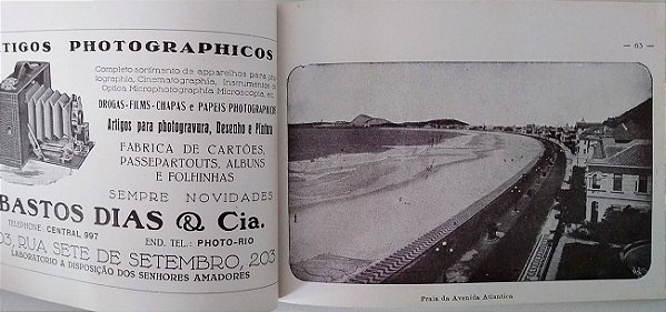 Álbum Fotográfico Comercial do Rio Janeiro, Brinde Hotel Monroe, 1928