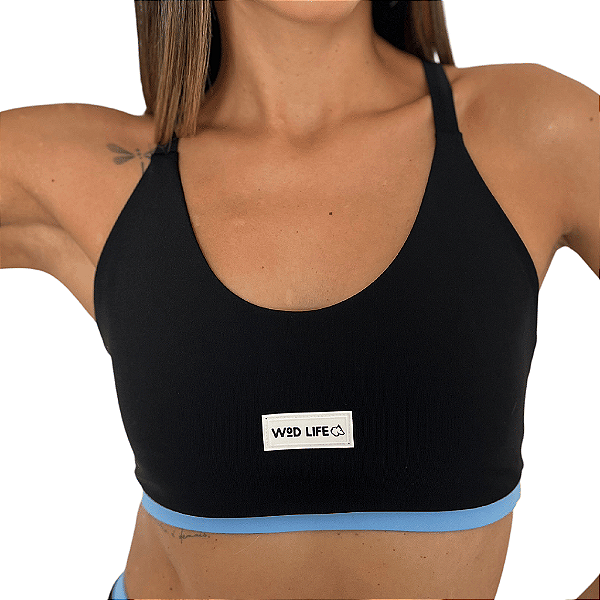 Top Move - Black + Céu Azul