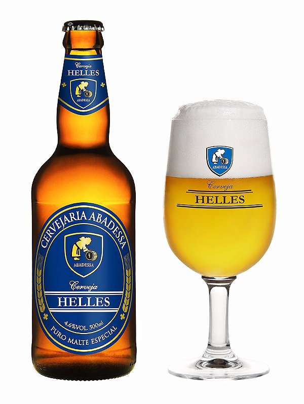 Cerveja Abadessa Helles 500ml