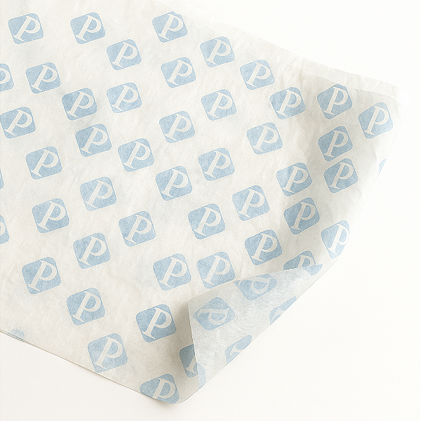 Papel de seda com sua logomarca
