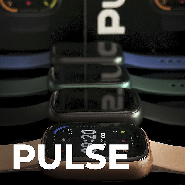 Smartwatch PULSE WEARZONE - à prova dágua - 45mm