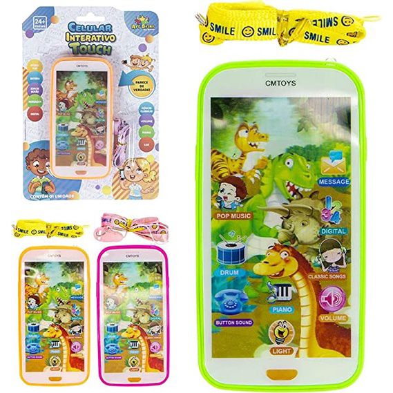 Celular Interativo Touch Brinquedo Criança Art Brink