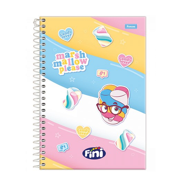 Caderno Fini Foroni 80 Folhas