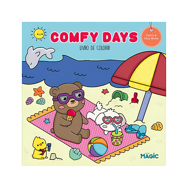 Livro Para Colorir Cozzy Time Comfy Days