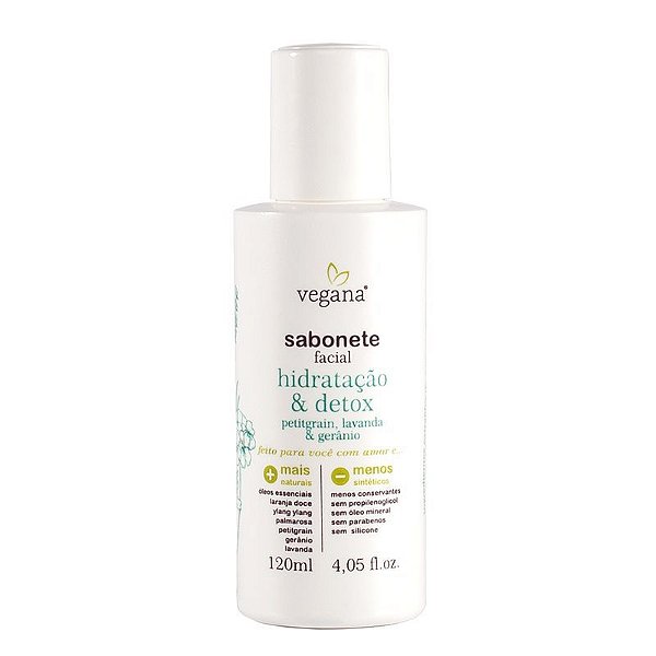 VEGANA - Sabonete Facial Hidratação & Detox - 120ml