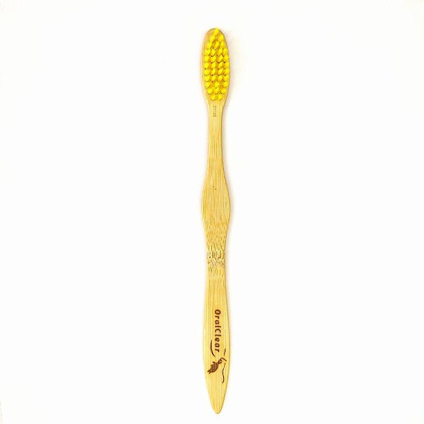 OralClear- Escova de Dente de Bambu - Cerda Amarela