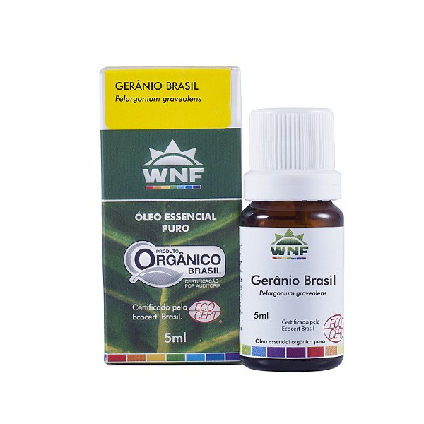 WNF - Óleo Essencial Gerânio Brasil - 5ml