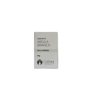 CATIVA NATUREZA - SABONETE PELE NORMAL 60G (ARGILA BRANCA)