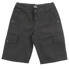 Bermuda Infantil Cargo Preta