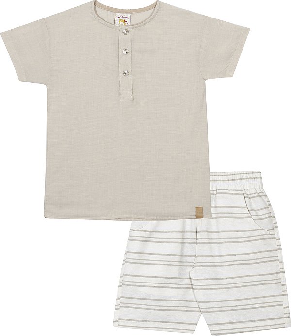 Conjunto Infantil Bata Off Nini Bambine