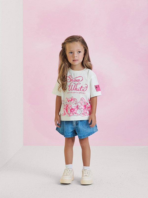 Blusa Infantil Sete Anoes Anime
