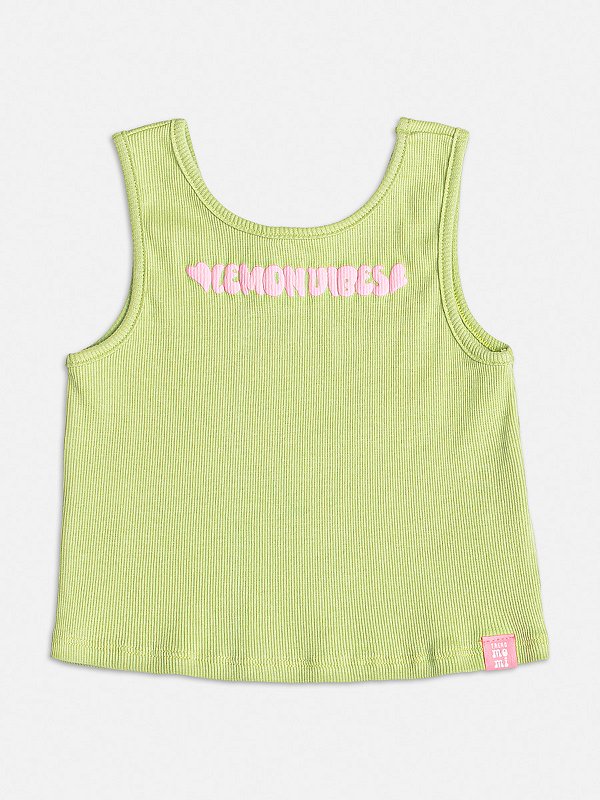 Regata Infantil Lemon Vibes Verde Momi