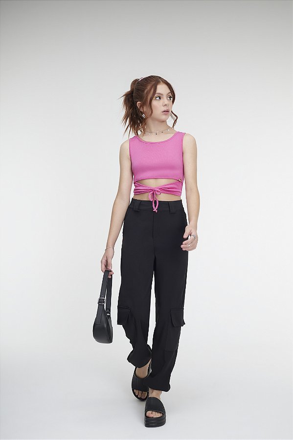 Regata Cropped Now Pink Bobbyluu