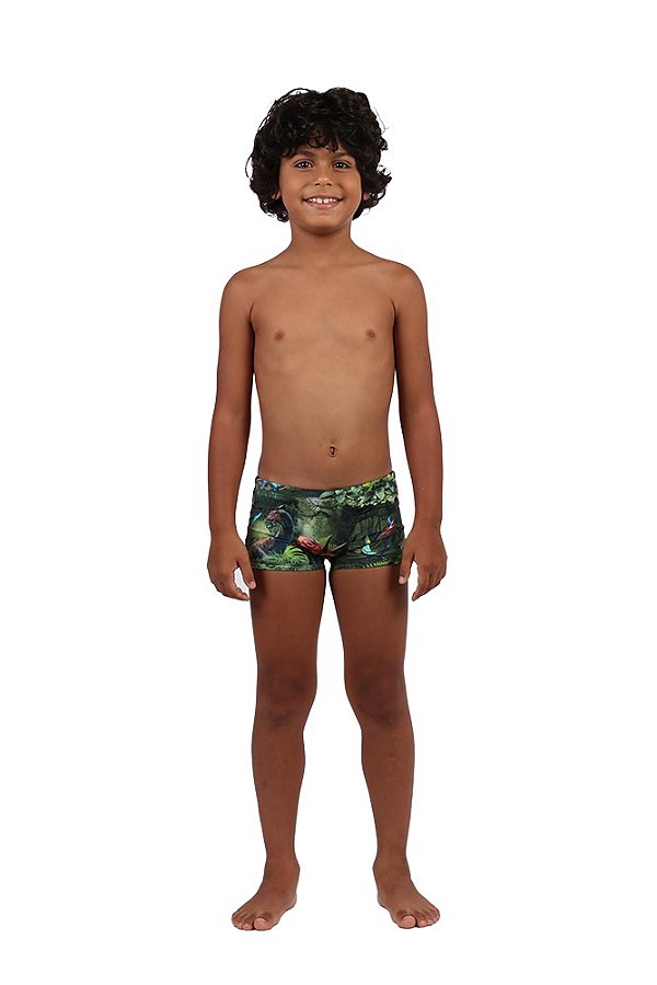 Sunga Infantil Dino Jungle Siri