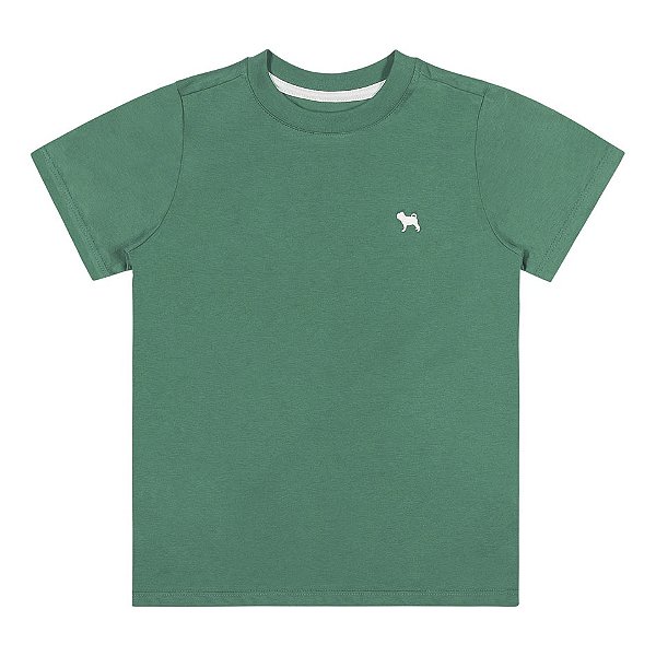 Camiseta Infantil Basica Verde Charpey
