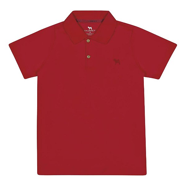 Polo Infantil Suedine Vermelha Charpey