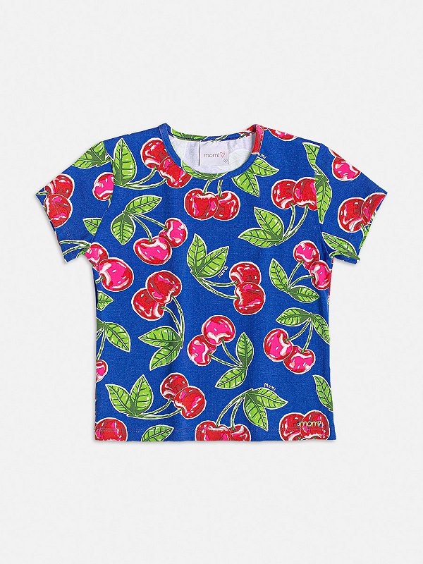 Blusa Infantil Cerejas Momi