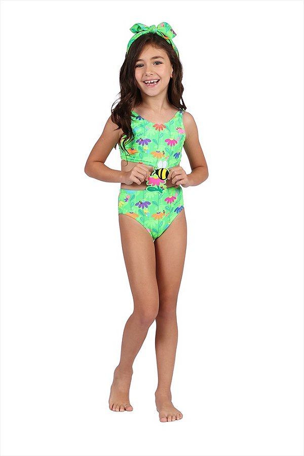 Maio Infantil Verde Abelha Siri