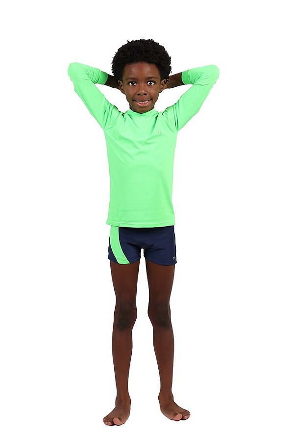 Blusa Protecao Bebe Verde Siri