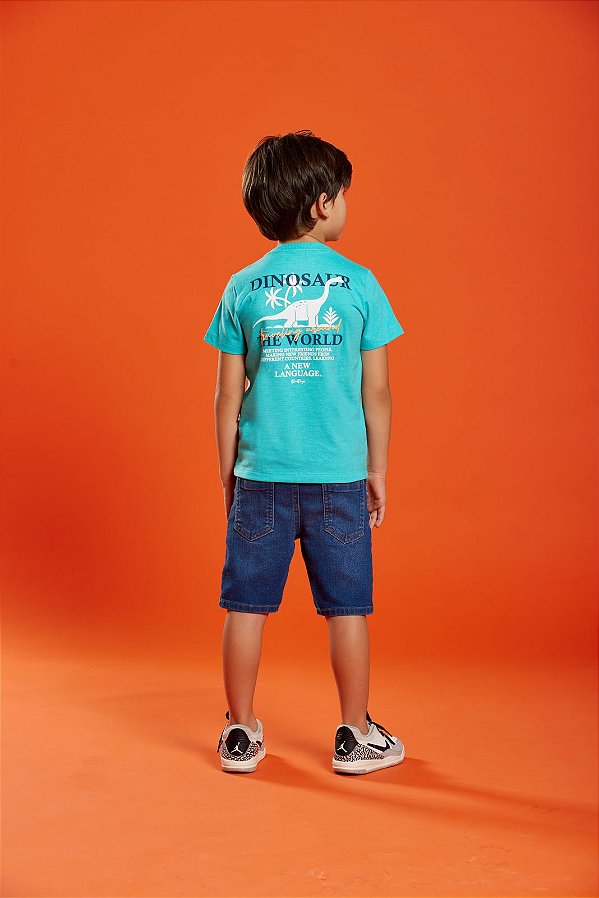 Camiseta Infantil Dinosauro Banana