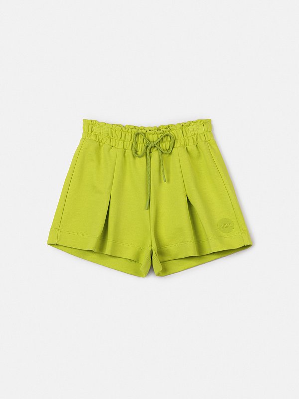 Shorts Infantil Lima Com Pregas Anime