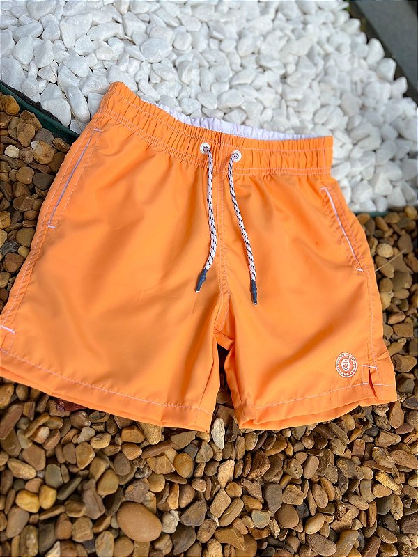 Short Infantil Laranja Banana