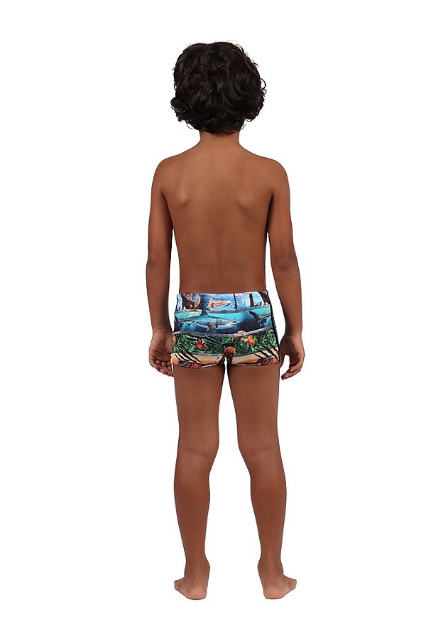 Sunga Infantil Danger Animals Siri Kids