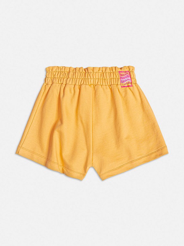 Shorts Infantil Moletinho Laranja Momi