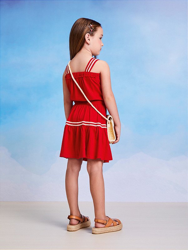 Conjunto Infantil Sianinha Vermelho Momi